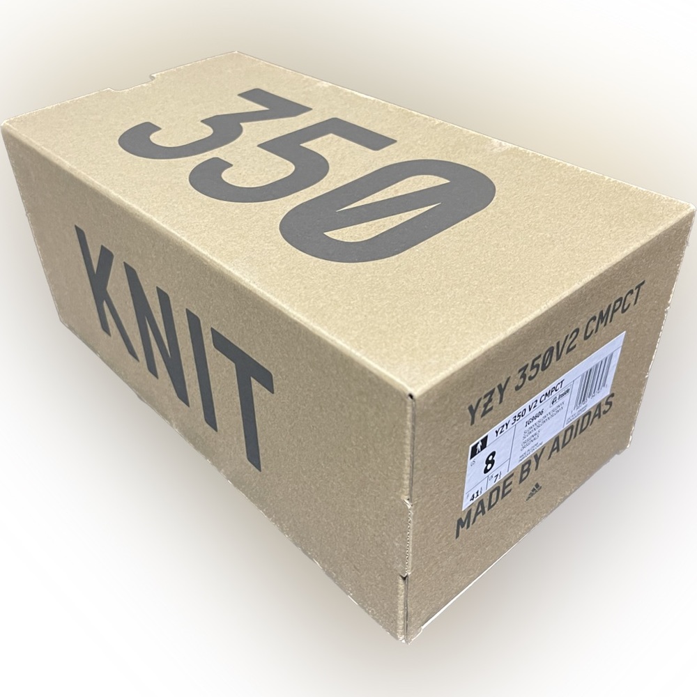 Yeezy Adidas Boost 350 V2 CMPCT “Slate Onyx” sneakers, New in Box, M8 - Picture 6 of 10